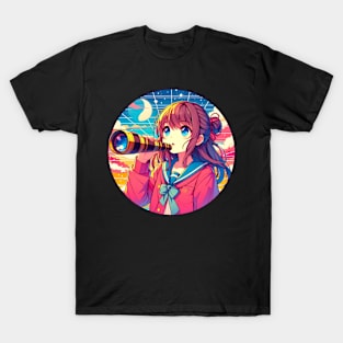 Astronomy Anime girl T-Shirt